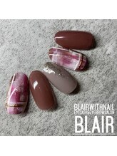 ブレアウィズネイル(Blair with Nail)/チェック柄×くすみカラー