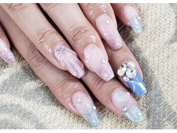 エムアイネイル(MI nail)/ジェルアートつけ放題¥8200
