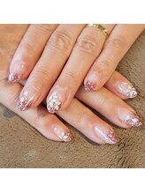 サヴァ アイラッシュアンドネイル(sava)/【ラメグラ×フラワーアート】