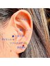 【SNS人気上昇！】ニュアンス耳ツボジュエリー単品！両耳12粒￥3000