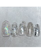 ママの秘密基地/クリア×ホロネイル☆