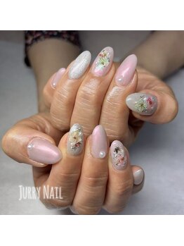 ジュリーネイル 所沢店/押し花ネイル