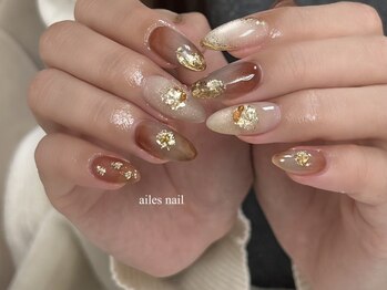 エールスネイル(ailes nail)の写真/持ち込みデザインにも対応できるトップネイリストの高技術＆たくさんのカラーやパーツ類をご用意♪