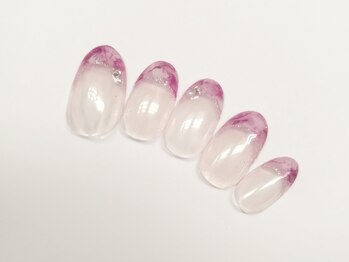 ピーチポット/シェラックシンプルアート5500円