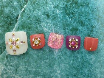 ラウレア(Laule'a)/フット定額Trend ボルドー