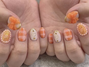 プライズアイリス アイラッシュ 池袋東口店(prize Iris eyelash)/推しカラーチェックネイル