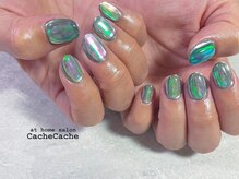 カシュカシュ(Cache Cache)/グリーンメタリックうるうる