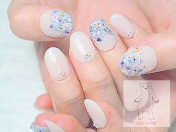 オトナネイル(otona nail)/オーダーネイルチップ 押し花
