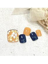チャンプ 花園店(Champ)/【フットネイル】秋定額デザイン
