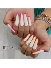 ルラ バイ フリー(RULA by free)/ネオンフレンチネイル＊*