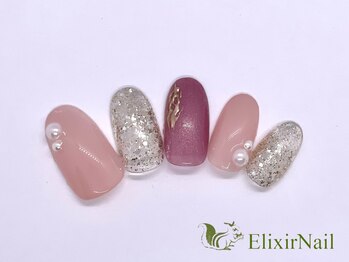 エリクサーネイル 池袋(Elixir Nail)/定額a シンプル/クーポン使用