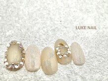 ルークネイル 恵比寿店(LUKE NAIL)/ゴージャスクリスマスリース　冬