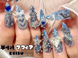 ゴテゴテ/量産/Y2K/ギャルネイル