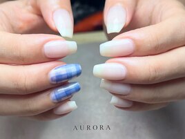 チェック ホワイト