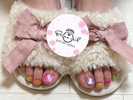 フットカラフルマグネット