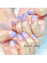 リッシュ ドゥ(RICHE deux)/パステルパープルふんわりグラデ