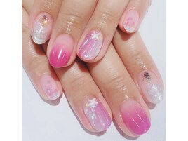 人魚の鱗ネイル