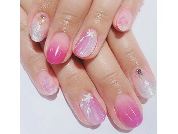 カラン 焼津店(CALIN)/人魚の鱗ネイル