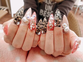 ネイルサロン ティプレシャス(T Precious)/キラキラ☆アニマル柄ネイル