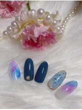 ネイルモモ(Nail MM)/マーブルアート