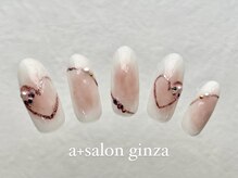 エープラスサロン ギンザ(a+salon ginza)/ハート・チークネイル