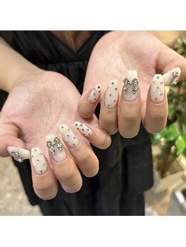 ジーナ 天神(Zina)/甘辛mixネイル♪ヴィンテージ