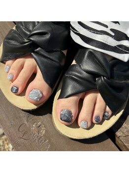 【フット】デザインネイル