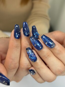 ウズ 和歌山店(UZU)/夜空ネイル