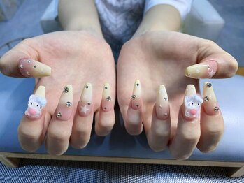 マルチューネイル 池袋(MARUCHU NAIL)/ベビーブーマー＋パーツ付け放題