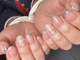 ■glass french nail■