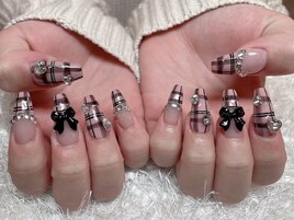 チェックネイル