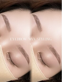 フリック 京都河原町店(FLICK)の写真/【河原町徒歩１分】今SNSで話題のアイブロウwaxスタイリング!3980円★お顔の印象は《眉毛》で8割決まる!!