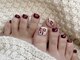 フィロンネイル 浦和店(filonnail)の写真/夏に向けて今から準備◎フットネイルで指先を彩りませんか?ワンカラーや親指アートで足元をおしゃれに♪