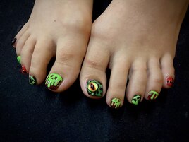 ハロウィンネイル