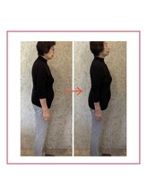 ラシー(la she)/【70代女性】美姿勢へ劇的変化