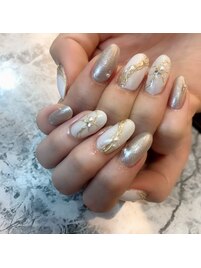 ニュアンスデザインネイル