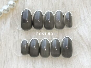 ファストネイル 静岡パルシェ店(FAST NAIL)/パール/ブラック【12413※】