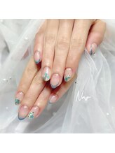 ガーデンネイル(GARDEN Nail)/フレンチ×シェルラメ