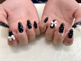 ドット×リボン