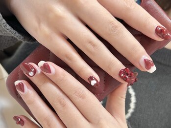 エムワイユーネイル(myu.nail)/冬ネイル+*。
