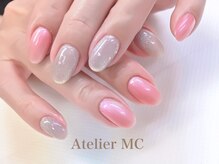 アトリエ エムシー 新富町(Atelier MC)/マグネットネイル+追加カラー