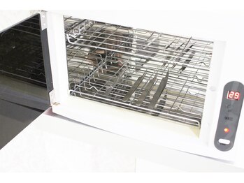 ネイルアンドアイラッシュ ラグドール 東海大学前店/器具の殺菌消毒を徹底しています