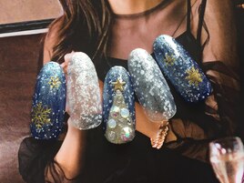 クリスマスネイル