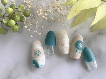 コルジャ(CORUJA)/北欧フラワーグリーン☆9350