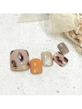 チャンプ 花園店(Champ)/【フットネイル】秋定額デザイン