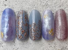 フリークネイル(FREAK Nail)/もやもやブルーブライダル¥13500