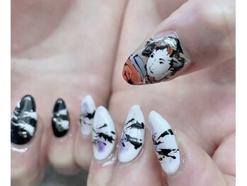 バニラ アイ アンド ネイル(vanilla eye&nail)/和柄ネイル