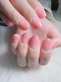 艶々ピンクグラデーション