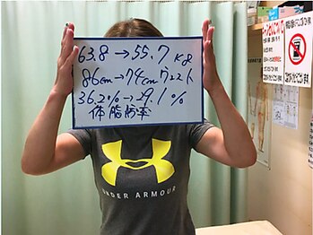 杉本接骨鍼灸院/3ヶ月63.8kg→？kg　52歳161cm