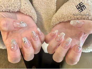 ネイル エミュスト(Nail Emuest)/上品ラメグラデーション☆